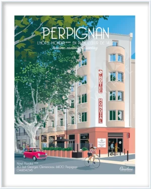 Affiche PERPIGNAN • L'Hôtel Mondial*** en plein cœur de ville • Tourisme, réunion & Co-working
